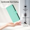 Realme 14 5G/14T 5G Leather Phone Case with Lanyard - Mint Green - 9