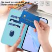 Realme 14 5G/14T 5G Leather Phone Case with Lanyard - Sky Blue - 7