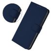 Realme Narzo 80 Pro Navy Blue Leather Phone Case with Lanyard - 4