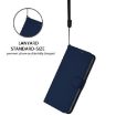 Realme Narzo 80 Pro Navy Blue Leather Phone Case with Lanyard - 6