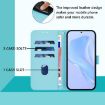 Realme Narzo 80 Pro Sky Blue Leather Phone Case with Lanyard - 8