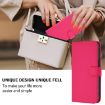 Realme Neo7 Turbo 5G Rose Red Leather Phone Case with Lanyard - 5