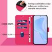 Realme Neo7 Turbo 5G Rose Red Leather Phone Case with Lanyard - 8