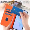 OPPO A5X 4G/5G Leather Phone Case with Lanyard - Orange - 7