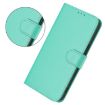 OPPO A5X 4G/5G Green Leather Phone Case with Lanyard - Solid Color - 4