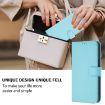 OPPO A5X 4G/5G Leather Phone Case with Lanyard - Sky Blue - 5