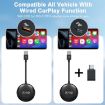 Wireless CarPlay Adapter USB HDMI - Round Silver Auto Adapter - 8