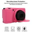 Ricoh GR III Rose Red Soft Silicone Protective Case - 3