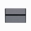 IQOS Series Electronic Cigarette Grooved Leather Storage Box - Grey - 2