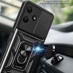 Redmi 12 5G Phone Case Green - Sliding Camera Cover TPU+PC Design - 4
