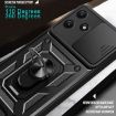 Redmi 12 5G Phone Case Green - Sliding Camera Cover TPU+PC Design - 6