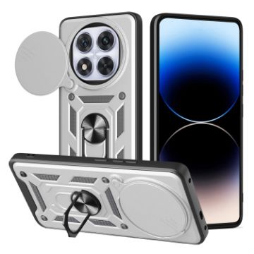 Redmi Note 14 Pro+ 5G Silver Case with Sliding Camera Cover TPU+PC - 1