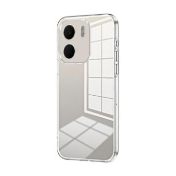 OPPO A5x 5G Global Transparent Plating Fine Hole Phone Case - 1