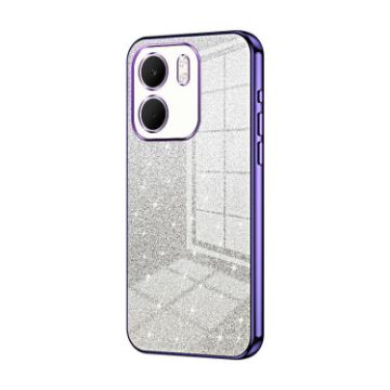 OPPO A5x 5G Global Purple Glitter Electroplated Phone Case - 1