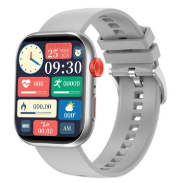 LC88 2" Square Screen Smart Watch, BT Call, Heart Rate/BP/O2/Sleep Monitor - 1