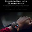 T82 1.43" Round Screen Smart Watch, BT Call, Health Monitoring, Black Strap - 5