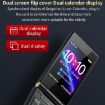 M7+ 4G Dual Screen Flip Phone, 6800mAh, Dual SIM, SOS, EU Plug, Green - 7