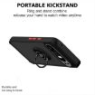 Google Pixel 9 Pro XL Q Shadow 1 TPU + PC Case with Ring - Red - 3