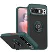 Google Pixel 9 Pro XL Q Shadow 1 TPU + PC Case with Ring - Dark Green - 1
