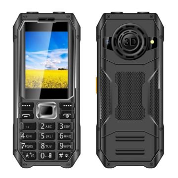 Q6000 Elder Keypad Phone, 2.4", 6800mAh, Dual Flashlights, SOS, Dual SIM - 1