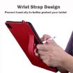 Xiaomi Redmi Pad 2 Red TPU Leather Back Case with Wristband - 5