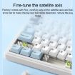 AULA F75 80-Key RGB Mechanical Keyboard - Wired/2.4G/Bluetooth, Blue - 2