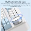 AULA F75 80-Key RGB Mechanical Keyboard - Wired/2.4G/Bluetooth, Blue - 7