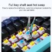 AULA F87 87-Key RGB Mechanical Keyboard Wired/2.4G/Bluetooth Blue - 6