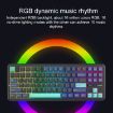 AULA F87 87-Key RGB Mechanical Keyboard Wired/2.4G/Bluetooth Blue - 8