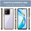 For Honor X5b Plus Transparent Grey Acrylic Hybrid TPU Phone Case - 2