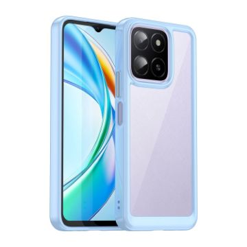 For Honor X5b Blue Acrylic Hybrid TPU Phone Case - Colorful Series - 1