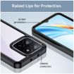 For Honor X6b Acrylic Hybrid TPU Phone Case - Colorful Series (Black) - 6