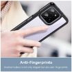 For Honor X6a Acrylic Hybrid TPU Phone Case - Black, Colorful Series - 5