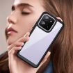 For Honor X6a Acrylic Hybrid TPU Phone Case - Black, Colorful Series - 7