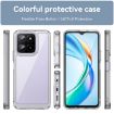 For Honor X6a Colorful Series Acrylic Hybrid TPU Phone Case Transparent - 2