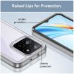 For Honor X6a Colorful Series Acrylic Hybrid TPU Phone Case Transparent - 6