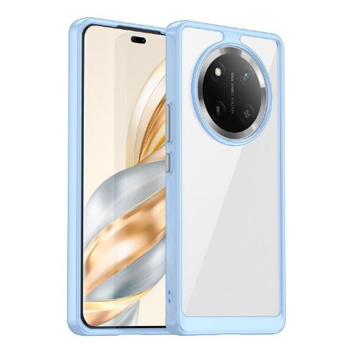 For Honor Magic7 Lite Acrylic Hybrid TPU Phone Case - Blue - 1