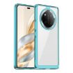 For Honor Magic7 Lite Transparent Blue Acrylic Hybrid TPU Phone Case - 1