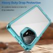 For Honor 300 Colorful Series Transparent Blue Acrylic TPU Phone Case - 3