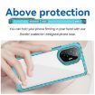 For Honor 300 Colorful Series Transparent Blue Acrylic TPU Phone Case - 4