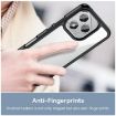 For Honor X70i Black Acrylic Hybrid TPU Phone Case - Colorful Series - 5