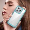 For Honor X70i Transparent Blue Acrylic TPU Phone Case - Colorful Series - 7