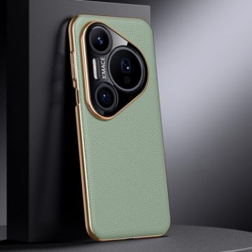 Huawei Pura 80 Pro 5G Green Genuine Leather Phone Case - 1