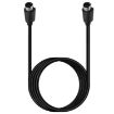 Mini DIN 7 Pin S-Video Cable 0.5m Straight Audio/Video Core - 2