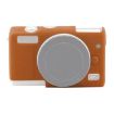 Canon EOS M200 Soft Silicone Protective Case - Brown Cover - 1