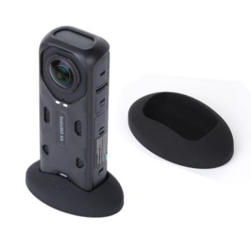 Insta360 X4 Silicone Base Desktop Stand - Black | Secure Camera Mount - 1