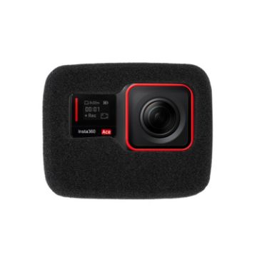 Insta360 Ace Sponge Foam Windshield Housing Case - Black - 1