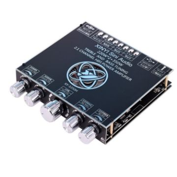 220W Bluetooth Wireless TP3251 Stereo Amplifier Board with Treble & Bass - 1