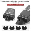 Sunnylife DC339 Silicone Anti-release Plug for DJI Action 2 - 4 PCS (Black) - 3