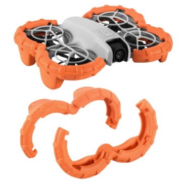 DJI Neo STARTRC Light Anti-Sink Floating Propeller Guard Orange - 1